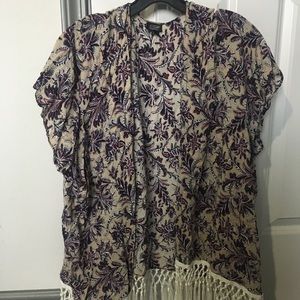 Beautiful floral cover up